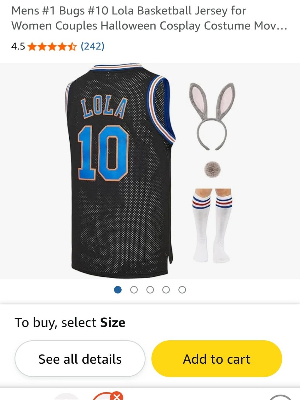 Lola Bugs Halloween Costume